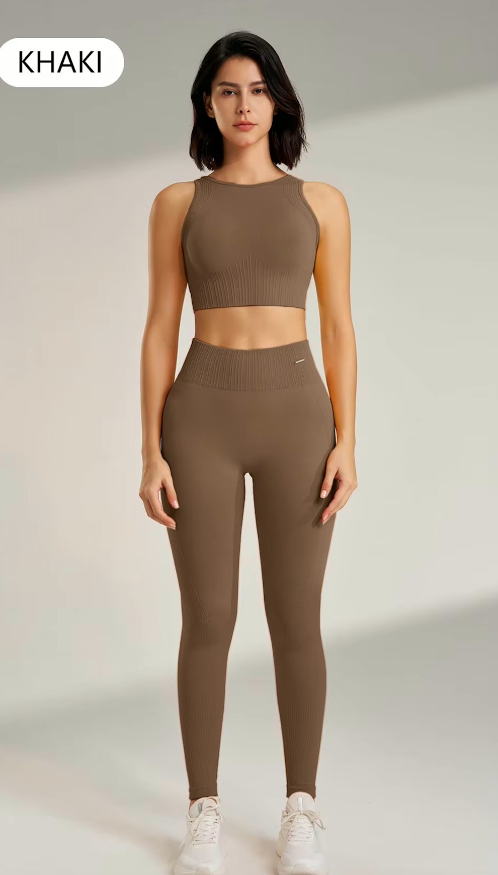 Two pieces Set - High Rise Seamless Lifting