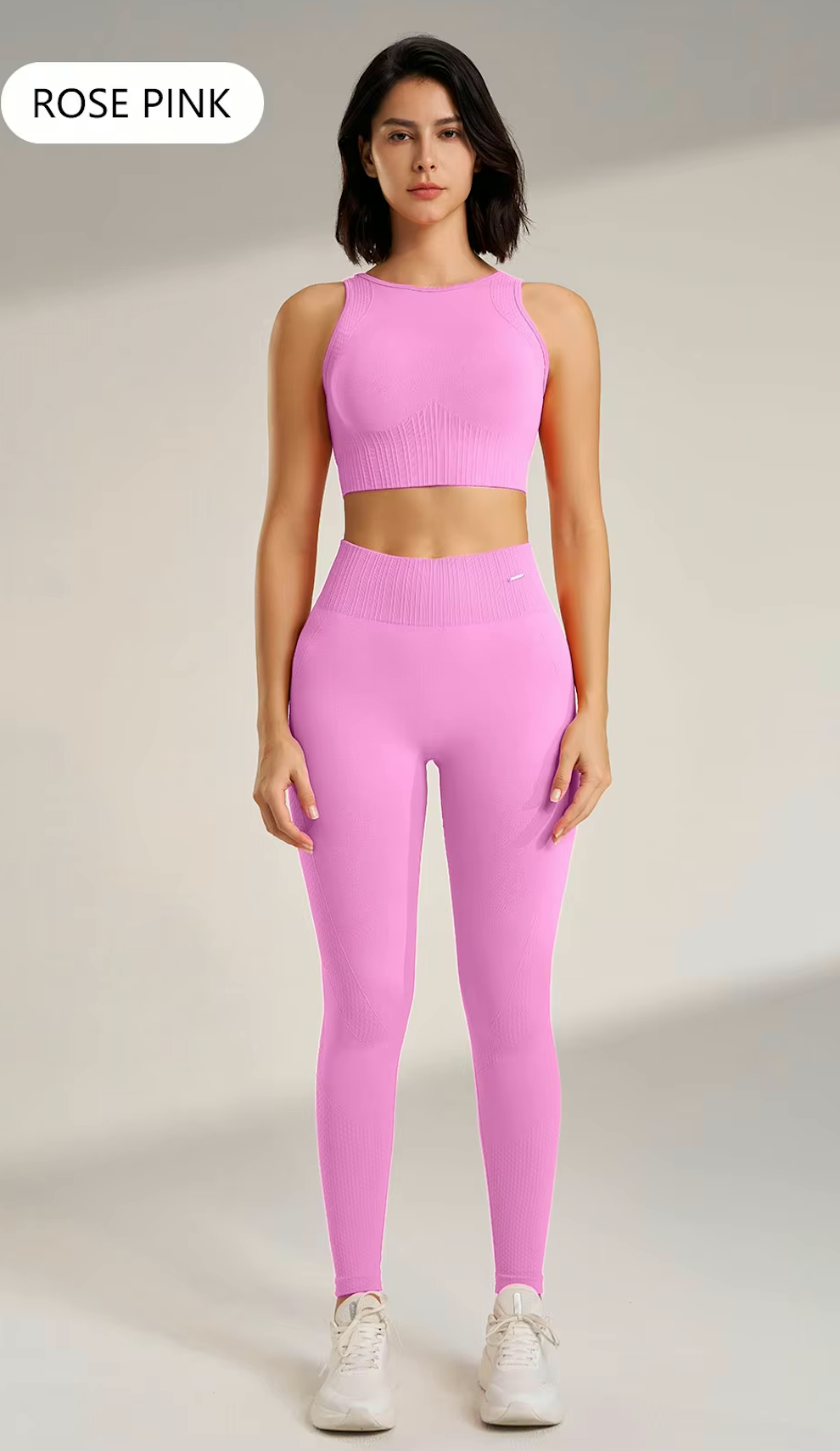 Two pieces Set - High Rise Seamless Lifting