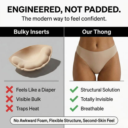 Tanga invisible de camello - Tiro alto